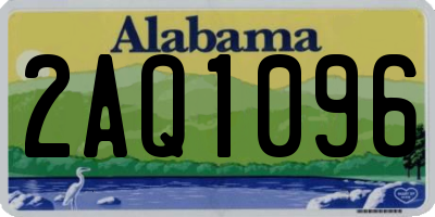 AL license plate 2AQ1096