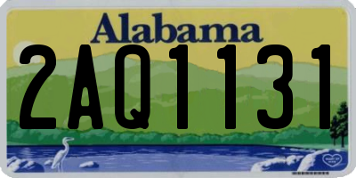 AL license plate 2AQ1131