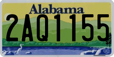AL license plate 2AQ1155