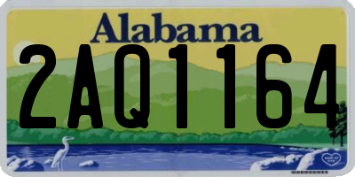 AL license plate 2AQ1164