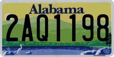 AL license plate 2AQ1198