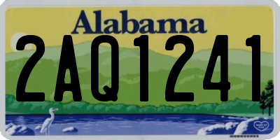 AL license plate 2AQ1241