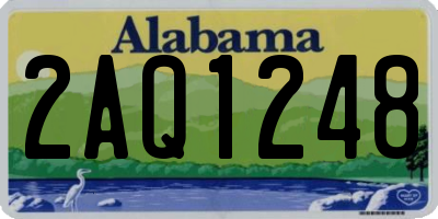 AL license plate 2AQ1248