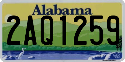 AL license plate 2AQ1259