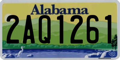 AL license plate 2AQ1261