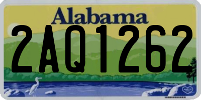 AL license plate 2AQ1262