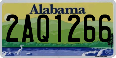 AL license plate 2AQ1266