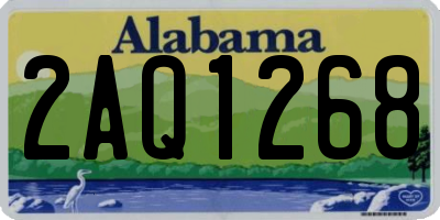 AL license plate 2AQ1268