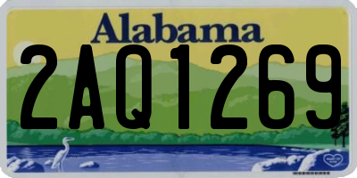 AL license plate 2AQ1269