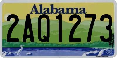 AL license plate 2AQ1273