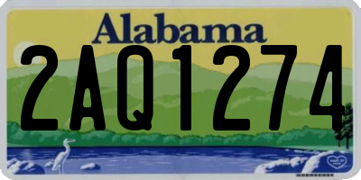 AL license plate 2AQ1274