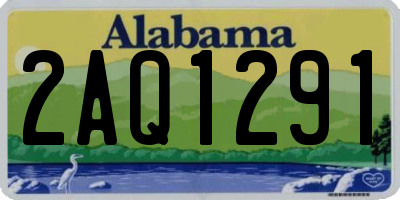 AL license plate 2AQ1291
