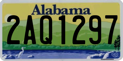 AL license plate 2AQ1297