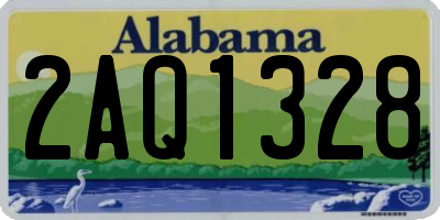 AL license plate 2AQ1328