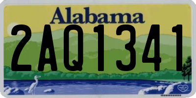AL license plate 2AQ1341