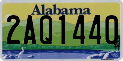 AL license plate 2AQ1440