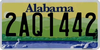 AL license plate 2AQ1442