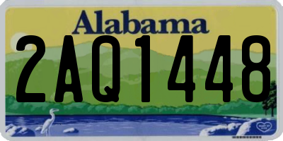 AL license plate 2AQ1448