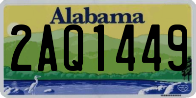 AL license plate 2AQ1449