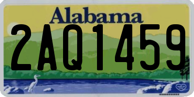 AL license plate 2AQ1459