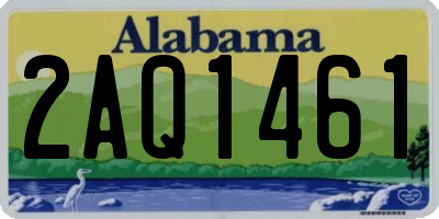 AL license plate 2AQ1461