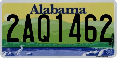 AL license plate 2AQ1462