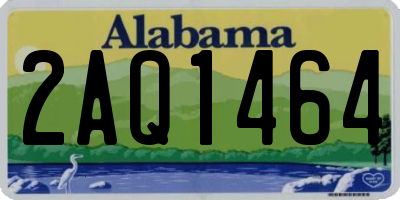 AL license plate 2AQ1464