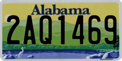 AL license plate 2AQ1469