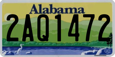 AL license plate 2AQ1472