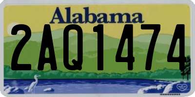 AL license plate 2AQ1474