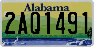 AL license plate 2AQ1491