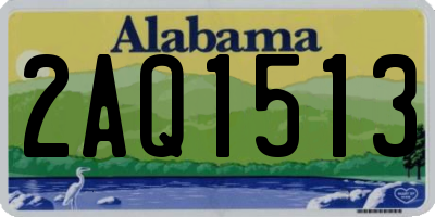 AL license plate 2AQ1513