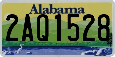 AL license plate 2AQ1528