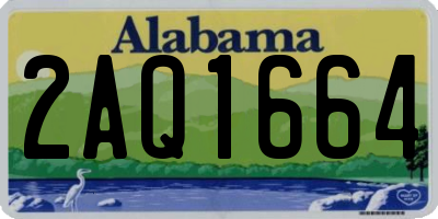 AL license plate 2AQ1664