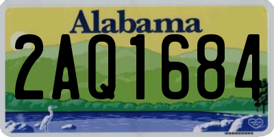 AL license plate 2AQ1684