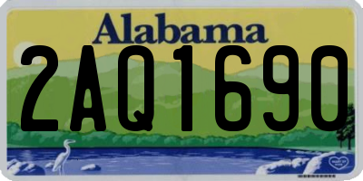 AL license plate 2AQ1690