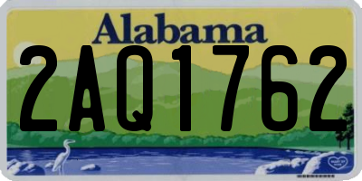 AL license plate 2AQ1762