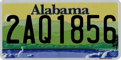 AL license plate 2AQ1856