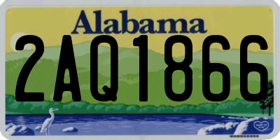 AL license plate 2AQ1866