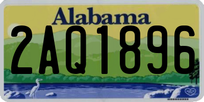 AL license plate 2AQ1896