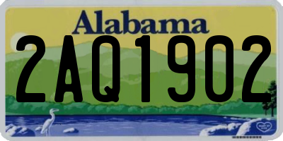 AL license plate 2AQ1902