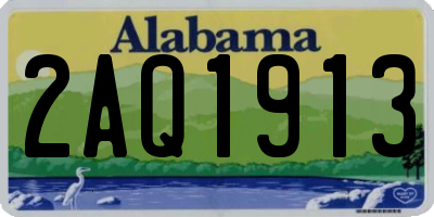 AL license plate 2AQ1913