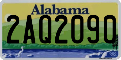 AL license plate 2AQ2090
