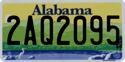 AL license plate 2AQ2095