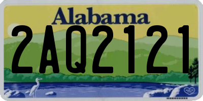 AL license plate 2AQ2121