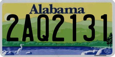 AL license plate 2AQ2131