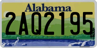 AL license plate 2AQ2195