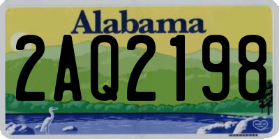 AL license plate 2AQ2198