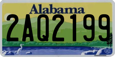 AL license plate 2AQ2199