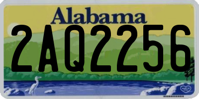 AL license plate 2AQ2256